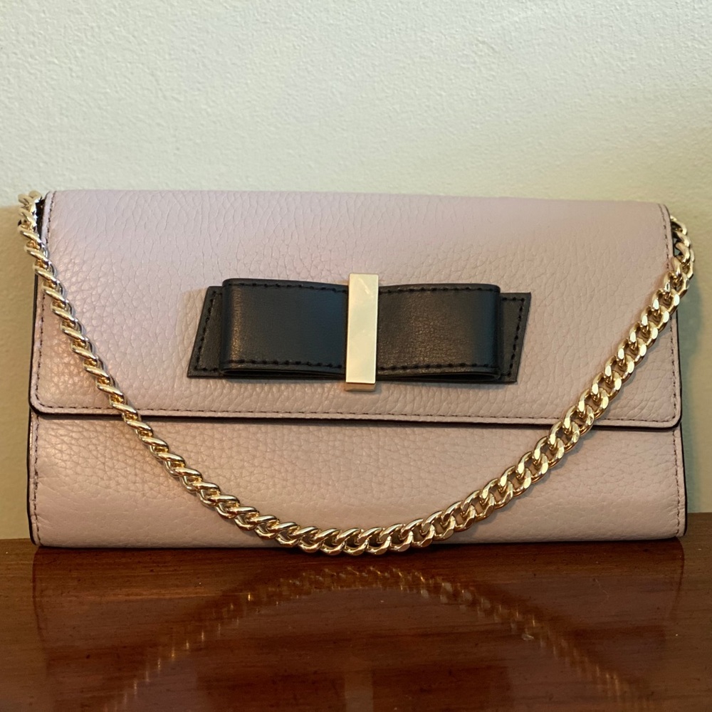 Kate Spade Milou Parchment Drive Wallet on Chain